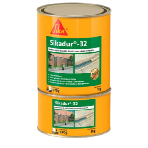 Sikadur 32 Adesivo Cola 1kg Aderência Exrema
