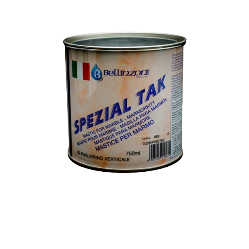 Mastique Especial Tak Bellinzoni 750ml – Massa Poliéster para Mármore, Granito e Pedras