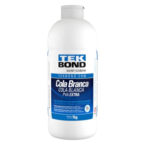 Cola Branca Tek Bond 1kg Líquida Pva Extra