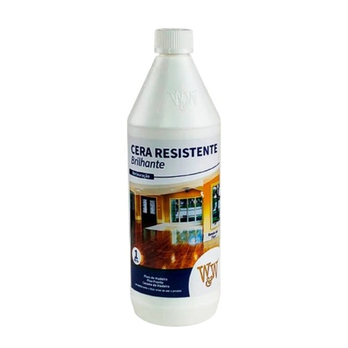 Cera Resistente Piso De Madeira Brilhante 1l W&w