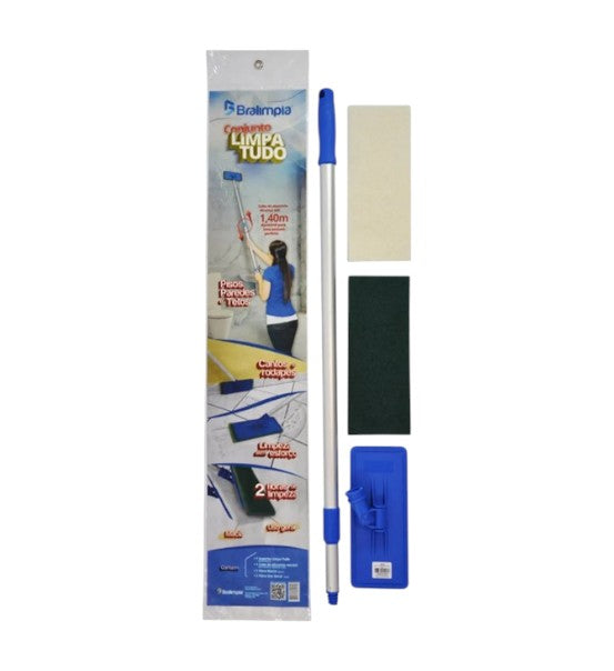 Suporte Lt, Lt Escova Rodo Twister Fibra Branca Fibra Verde Bralimpia