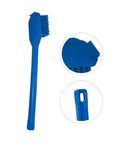 Escova Maxi Tech Azul Bralimpia Limpa Tudo Longa 45cm com Raspador Embutido