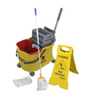 Kit Doblô Flex 20 L Espremedor Lateral Amarelo Bralimpia