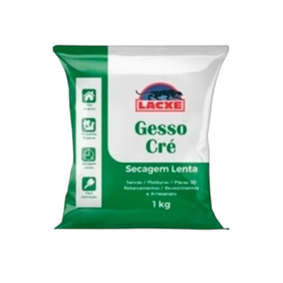 Gesso Cré Lacxe Nivelamento Embalagem 1kg