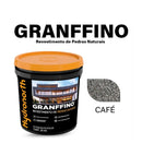 Textura Pedras Naturais Balde 20KG Granffino Revestimento Cores Diversas | Hydronorth