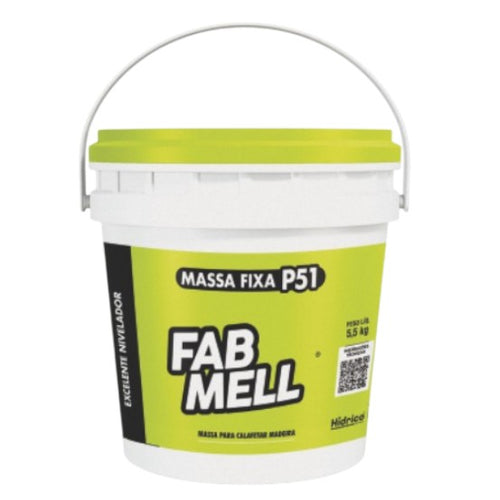 Massa Para Calafetar Madeira P51 5,5kg Cores Fabmell