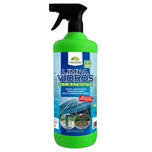 Limpa Vidros C/ Protetor Spray 500ml Maxbio