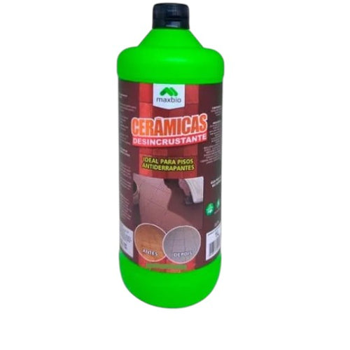 Limpador Piso Cerâmicas Desincrustante 1lt Maxbio