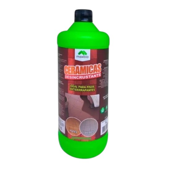 Limpador Piso Cerâmicas Desincrustante 1lt Maxbio