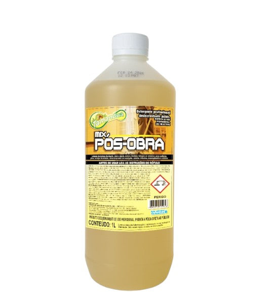 Mix Pós Obra Tamanduá Desincrustante Ácido Profissional 1L