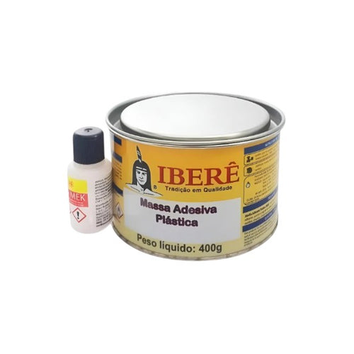 Massa Plástica Ibere Com Catalisador 400g Várias Cores