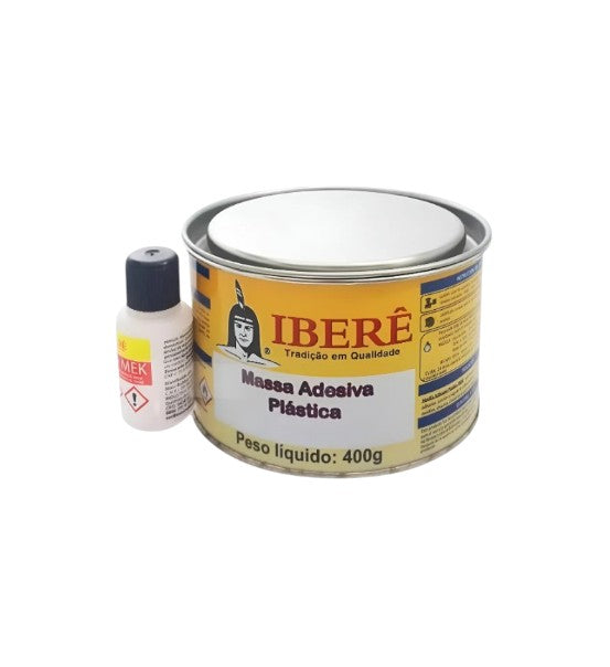 Massa Plástica Ibere Com Catalisador 400g Várias Cores