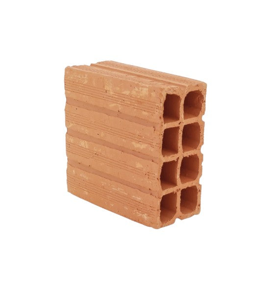 Tijolo Cerâmico Vedação 8 Furos 9x19x29cm Alvenaria Bloco