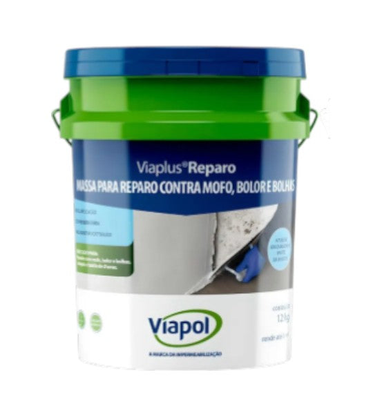 Viaplus Reparo 12kg Impermeabilizante Contra Mofos Bolhas Viapol