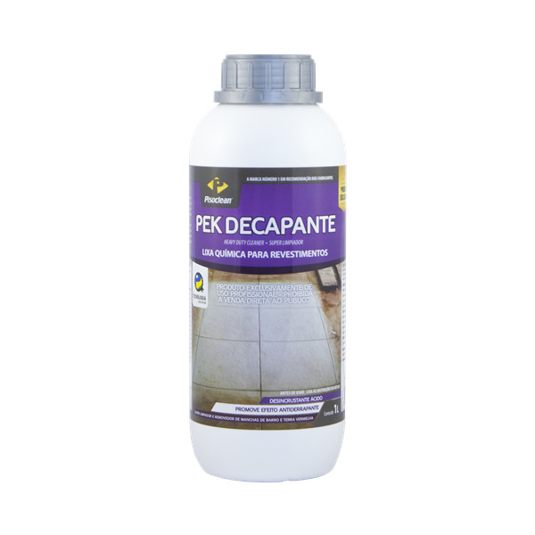 Pek Decapante Removedor de Barros e Manchas Vermelhas 1l - Pisoclean