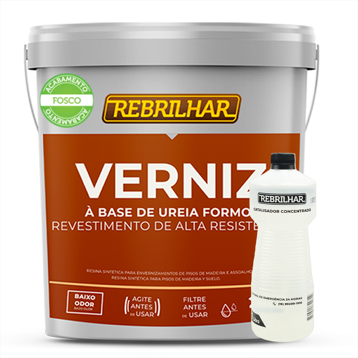 Verniz Rebrilhar alto trafégo Fosco 10kg