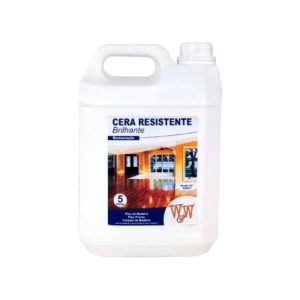 Cera Resistente Piso De Madeira Brilhante 5l W&w