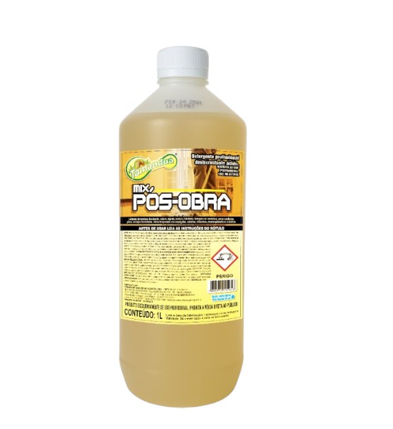 Mix Pós Obra Tamanduá Desincrustante Ácido Profissional 1L