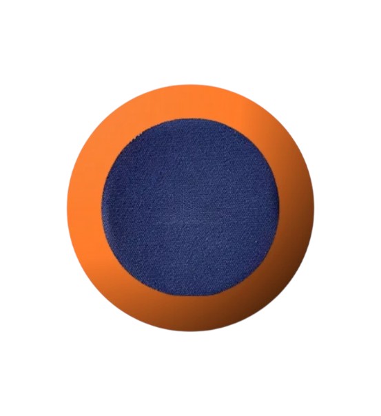 Boina de Vidro 5'' Azul Interface Branco Resolvidro