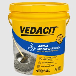 Vedacit Aditivo Impermeabilizante Para Concreto E Argamassa 18l